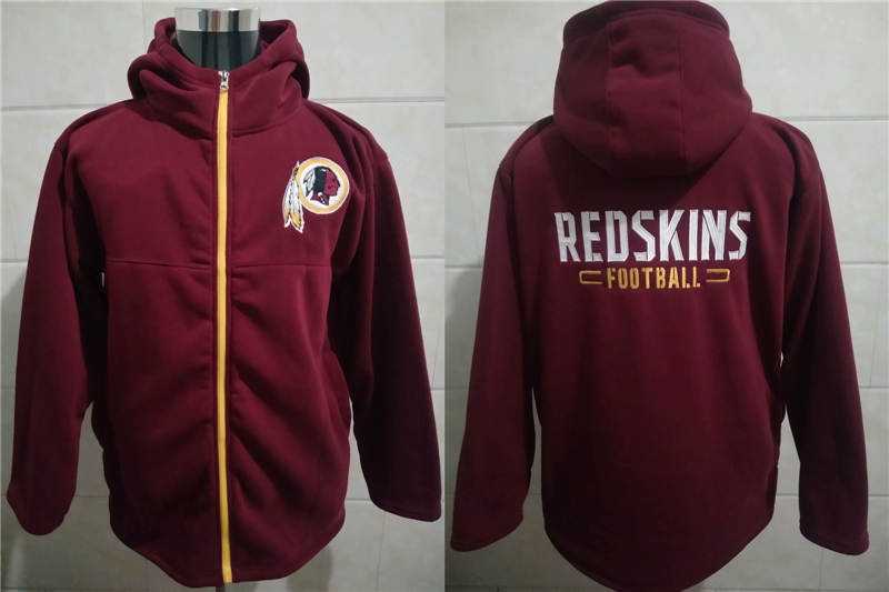 Washington Redskins Burgundy Red Full Zip All Stitched Hooded Sweatshirt,We sell and wholesale Washington Redskins Burgundy Red Full Zip All Stitched Hooded Sweatshirt on line form chian!